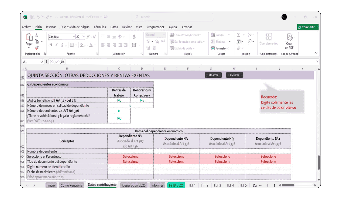 Determinación automática del anticipo al impuesto de renta AG 2025