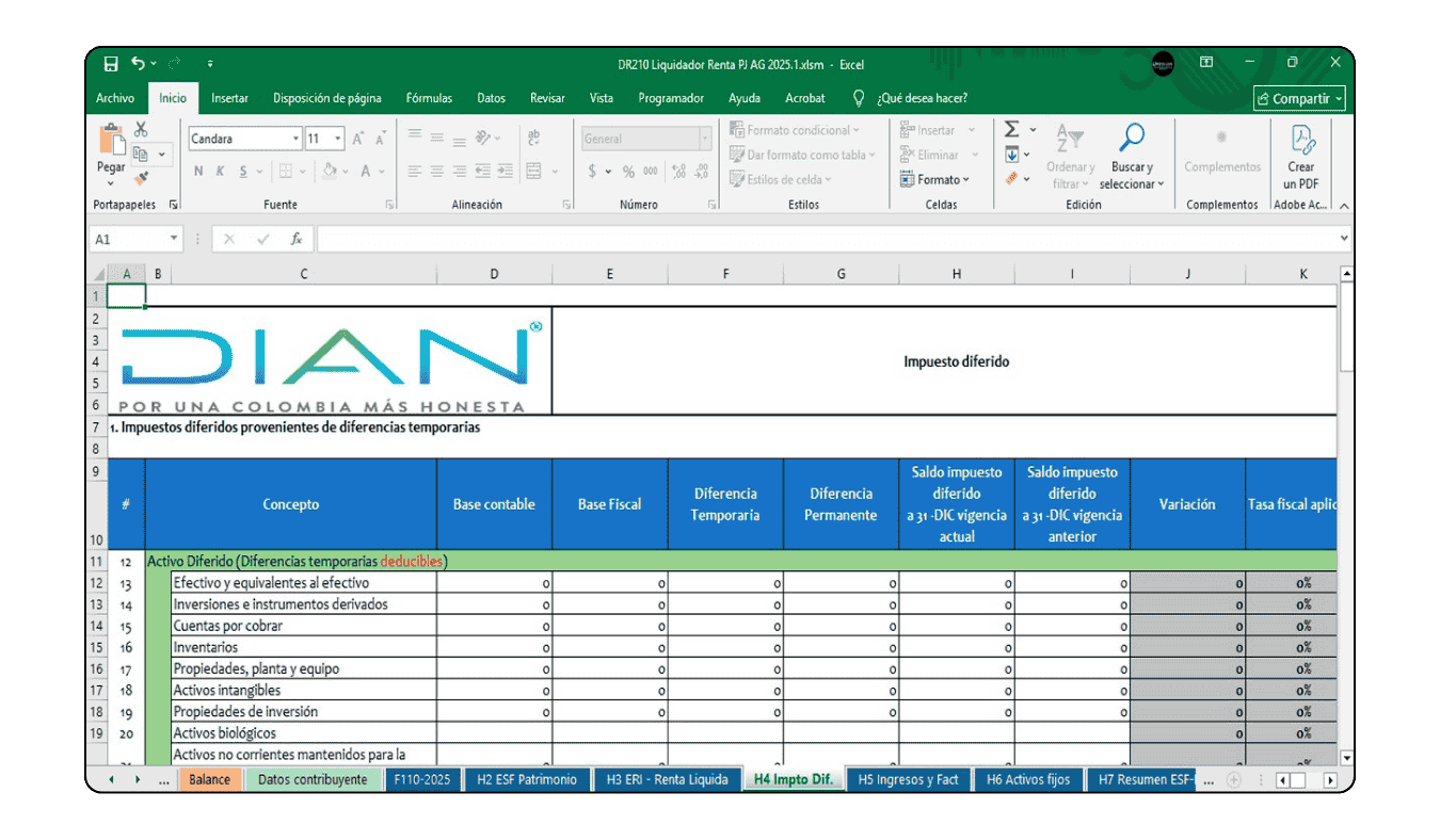 Determinación del costo fiscal para 14 tipos de inversión con reajuste fiscal.