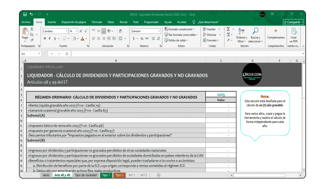 Columna para el manejo de retención trasladable e imputable a personas naturales residentes.