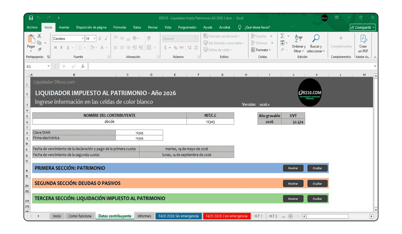 Función de migración de datos de patrimonio del año 2025 al 2026 en menos de 3 segundos.
