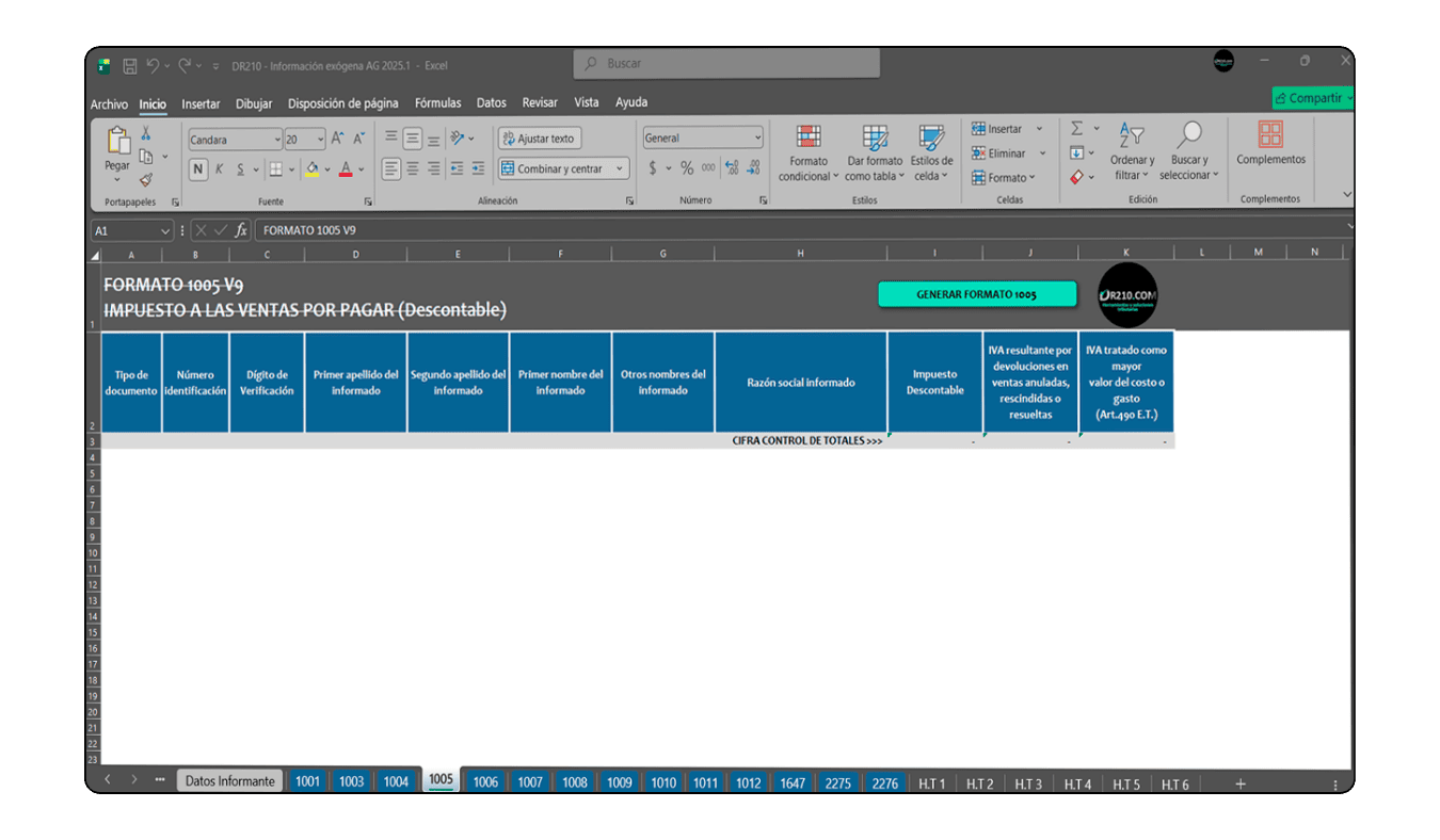 herramienta de información exógena para contadores públicos en colombia 2025