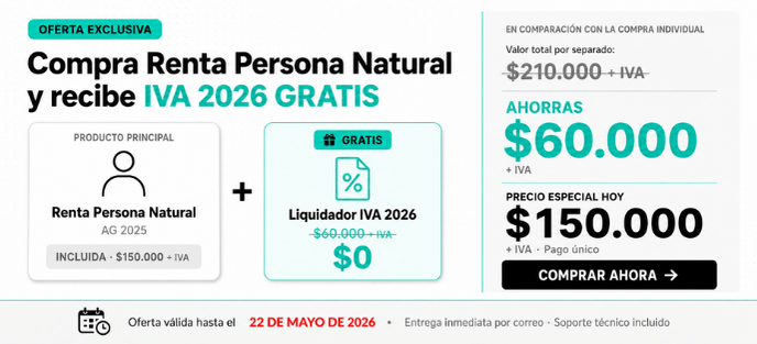 Liquidador de Impuesto de Renta Personas Naturales Residentes AG 2025